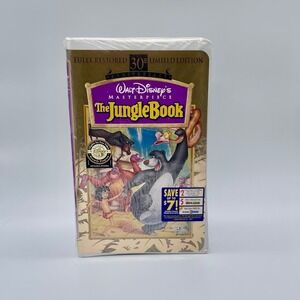 Walt Disney's Masterpiece The Jungle Book 30th Anniversary Limited Edition VHS‎